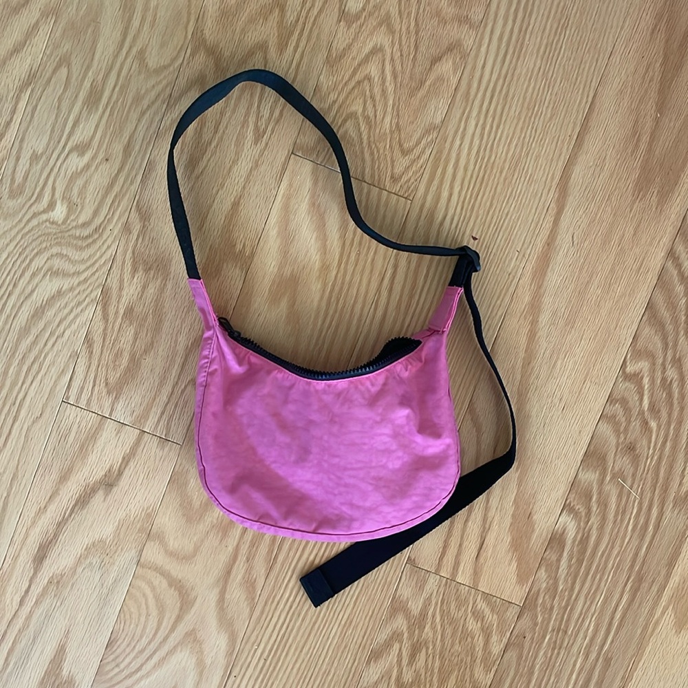 Baggu Azalea Pink Small Crescent Bag